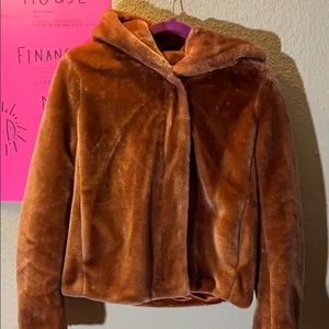 Fur jacket from Forever 21!